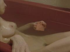 Elena Topalidou nude in a bathtub at Bella