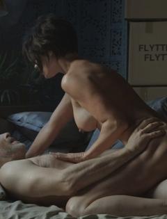 Lene Nystrom nude in sex scene from Varg Veum Svarte far