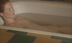 Fleur Geffrier nude in a bath scene from Mon ange