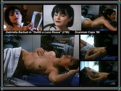 Italian actress Gabriella Barbuti topless in Delitti a luce rossa
