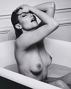 Marie Gillain nude in bathtub