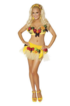 Bridget Marquardt in yellow skirt and bra