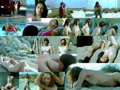 Russian Katia Golubeva fully nude collage from Twentynine Palms