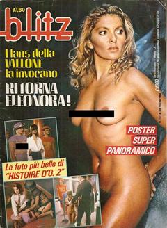 Italian actress, model and TV-personality Eleonora Vallone nude for Blitz