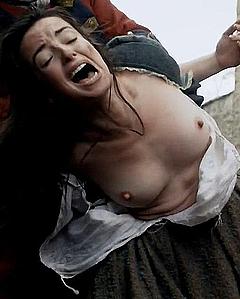 Laura Donnelly topless in Outlander