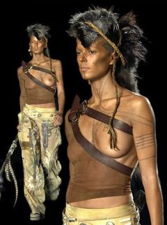 Eleonora Bose topless runway image