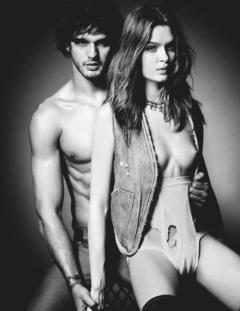 Josephine Skriver topless for Lui Magazine