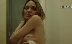 Angelina Jolie topless at Couture