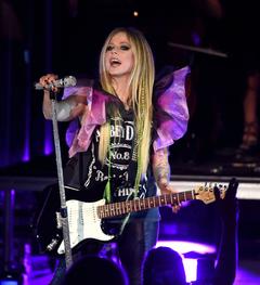 Avril Lavigne performing at The Greek Theatre