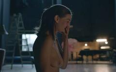 Danielle Kitsis topless at Dancing Arabs