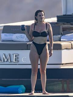 Bella Thorne in bikini on the yacht in Cabo San Lucas - November 2025