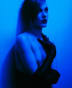 Evan Rachel Wood topless for Marilyn Manson photoshoot