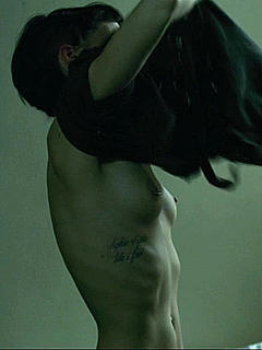 Rooney Mara topless in The Girl With The Dragon Tattoo