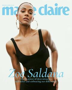 Zoe Saldana sexy for Marie Claire, UK - January 2023