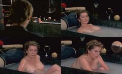 Catherine Deneuve nude in a bathtub collage from Pola X