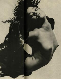 Lisa Bonet topless for Interview Magazine - April 1987
