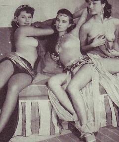 Sophia Loren topless with two another nude girs