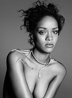 Rihanna topless
