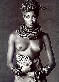Naomi Campbell topless image
