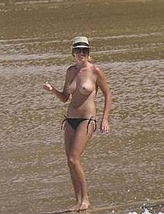 Kate Upton topless on Hawaii beach