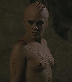 Jessica Barden topless in Penny Dreadful