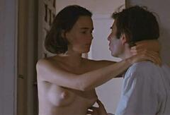 French actress Judith Godreche topless at La fille de 15 ans