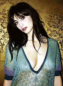 Italian actress Francesca Inaudi nued boobs under see through dress