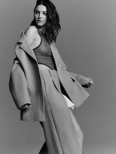 Ella Hunt see through to tits for Elle, UK - February 2025