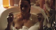 Youlika Skafida naked in a bathtub at Pink