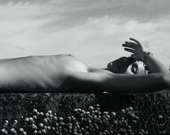 Mali Koopman nude tits black-&-white scan