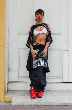 Tyla - David Prutting photoshoot for Nike at Super Bowl LIX in New Orleans - February 2025