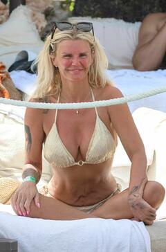 Kerry Katona in bikini on the beach in Spain - July 29, 2026