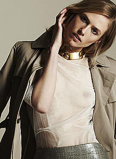 Tosca Dekker see through top in Bruno Barbazan photoshoot