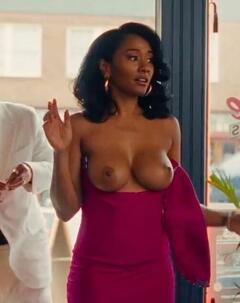 Pauline Dorsey topless at Paradise Records