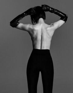 South Korean actress Doona Bae topless at Vogue Korea - January 2023