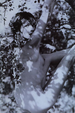 Victoria Abril fully nude black-&-white scan