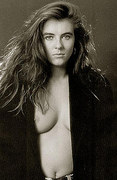 Young Elizabeth Hurley nude tit
