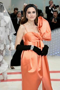 Allison Williams at the MET Gala celebrating Karl lagerfeld in New York - May 2023