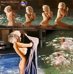 Marilyn Monroe nude in Something's Got to Give