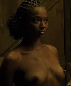 Black actress Berta Vazquez topless in Palmeras En La Nieve