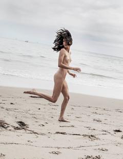 Kendall Jenner nude on a beach