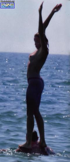 Silvia Rocca topless paparazzi photo