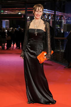 German actress Andrea Sawatzki at red carpet