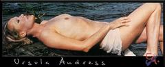 Ursula Andress topless in a water
