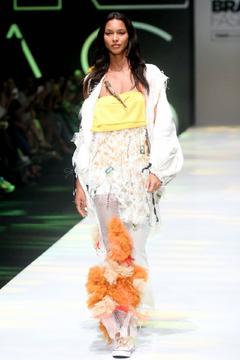 Lais Ribeiro runway at the Senai Brasil fashion show in Rio de Janeiro