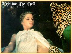 Kristine DeBell shows her pussy