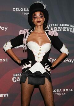 Ella Balinska at Darren Dzienciol's Annual CARNEVIL Halloween Party in Los Angeles