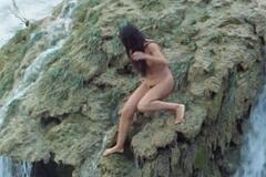 Israeli actress and singer Daliah Lavi naked at Old Shatterhand