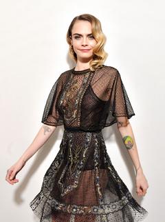 Cara Delevingne at Dior fashion show in Paris
