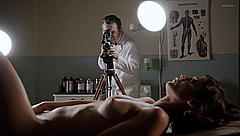 Rachelle Dimaria lying naked scene from Masters of Sex